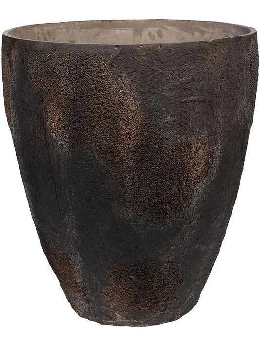 Oyster Plant Pot 74cm Height 64cm Dia Bernd XL Imperial Brown