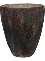 Oyster Plant Pot 74cm Height 64cm Dia Bernd XL Imperial Brown
