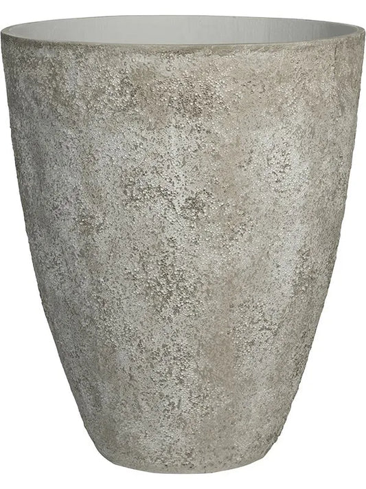 Oyster Plant Pot 83cm Height 68cm Dia Oliver L Imperial White