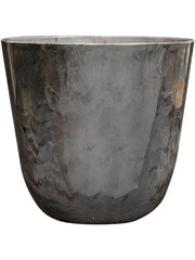 Palermo Plant Pot 22cm Height 21cm Dia Pot Marble Grey