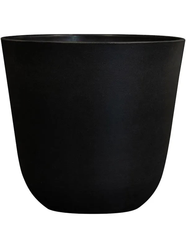 Palermo Plant Pot 25cm Height 25cm Dia Pot Black