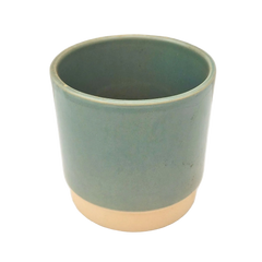 Petrol Blue Glazed 11cm Indoor Plant Pot