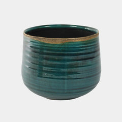 Pot Como Turquoise 21cm Height 26cm Dia