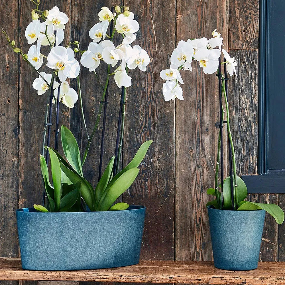 Pula Recyclable Planter Sapphire 25cm Height 24cm Dia