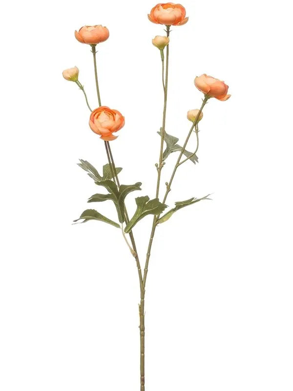 Ranunculus Mini Artificial Plant Premium Faux 66cm Height