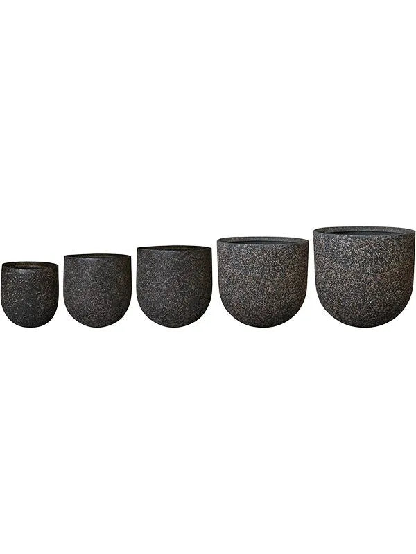 Ravi Plant Pot 48cm Height cm Dia Pot Coffee (set of 5)
