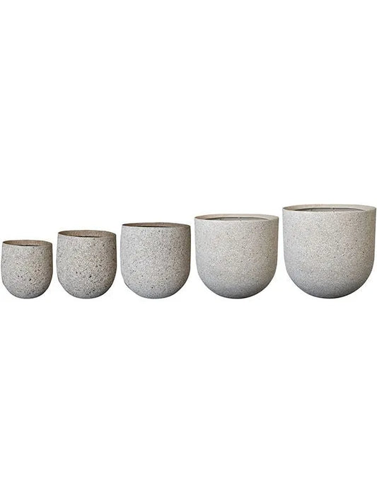 Ravi Plant Pot 48cm Height cm Dia Pot Cream (set of 5)