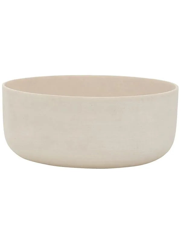 Refined Plant Pot 11cm Height 26cm Dia Eav XS Natural White