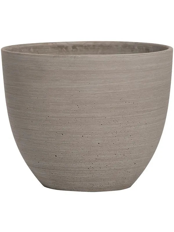 Refined Plant Pot 15cm Height 17cm Dia Coral S Clouded Grey