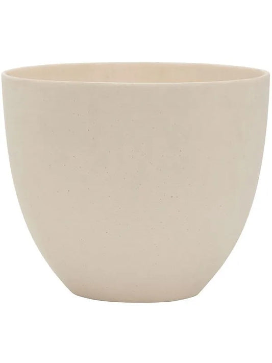 Refined Plant Pot 21cm Height 24cm Dia Coral M Natural White