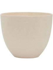 Refined Plant Pot 21cm Height 24cm Dia Coral M Natural White