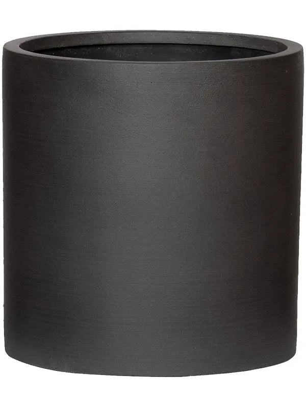 Refined Plant Pot 29cm Height 26cm Dia Max S Volcano Black