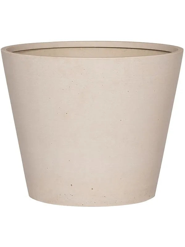 Refined Plant Pot 40cm Height 47cm Dia Bucket S Natural White