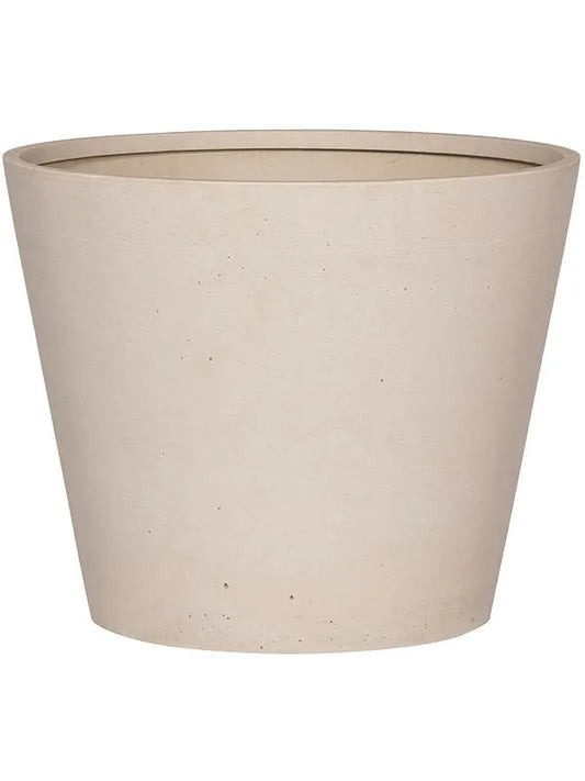 Refined Plant Pot 40cm Height 47cm Dia Bucket S Natural White