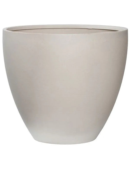Refined Plant Pot 44cm Height 47cm Dia Jesslyn S Natural White