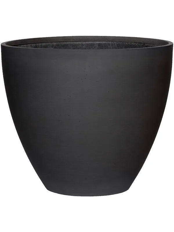 Refined Plant Pot 44cm Height 47cm Dia Jesslyn S Volcano Black