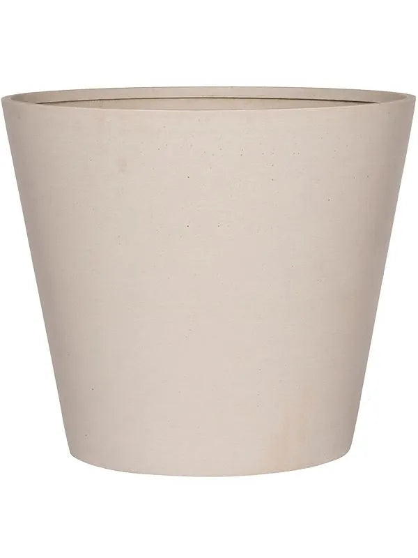 Refined Plant Pot 50cm Height 54cm Dia Bucket M Natural White
