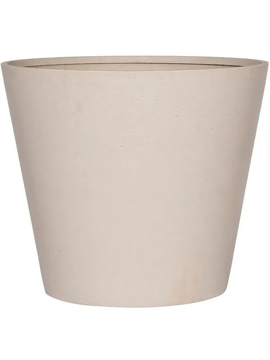 Refined Plant Pot 50cm Height 54cm Dia Bucket M Natural White
