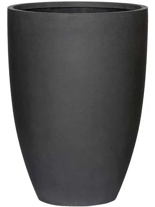 Refined Plant Pot 55cm Height 36cm Dia Ben L Volcano Black