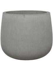 Ridged Vertically Plant Pot 48cm Height 46cm Dia Pax L Cement