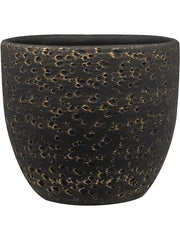 Rinca Plant Pot 15cm Height 15cm Dia Pot Shiny Black