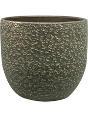 Rinca Plant Pot 23cm Height 22cm Dia Pot Shiny Green