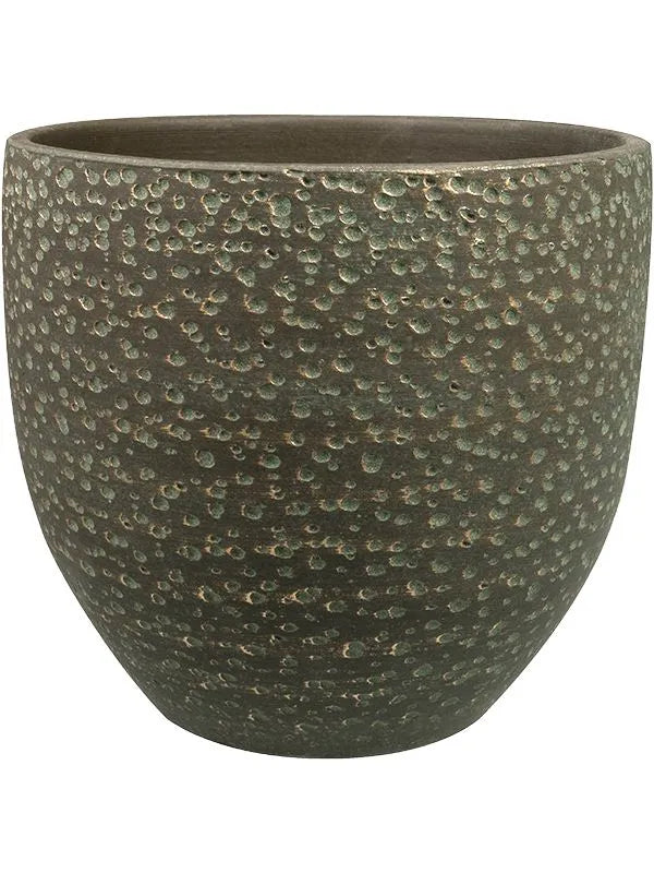 Rinca Plant Pot 26cm Height 26cm Dia Pot Shiny Green