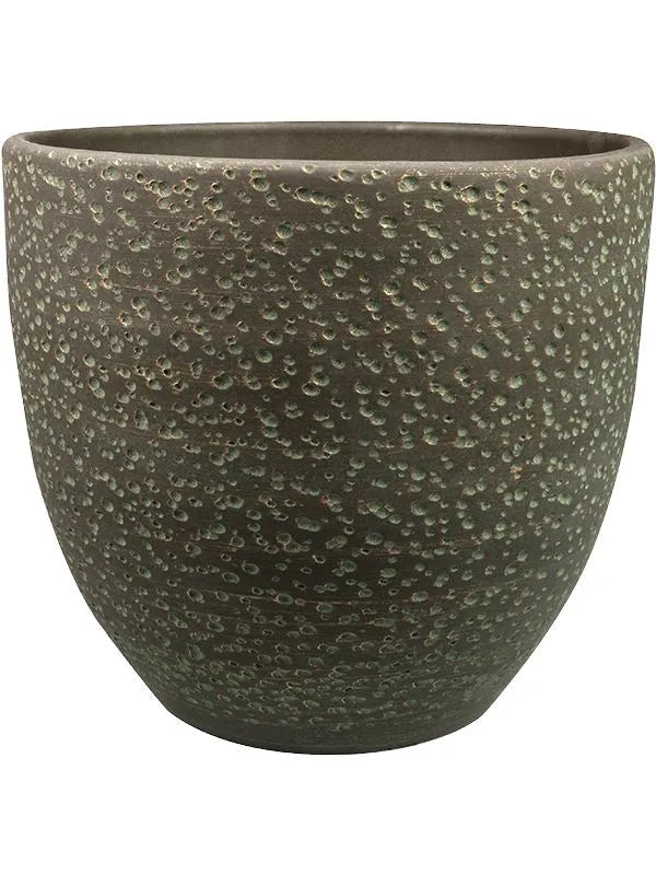 Rinca Plant Pot 32cm Height 32cm Dia Pot Shiny Green