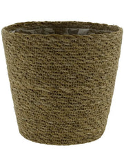 Roots Plant Pot 12cm Height 12cm Dia Basket Natural