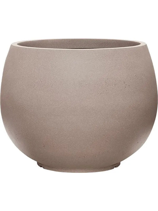 Rotunda Urban Plant Pot 38.5cm Height 39.5cm Dia Globe Urban Cement Grey