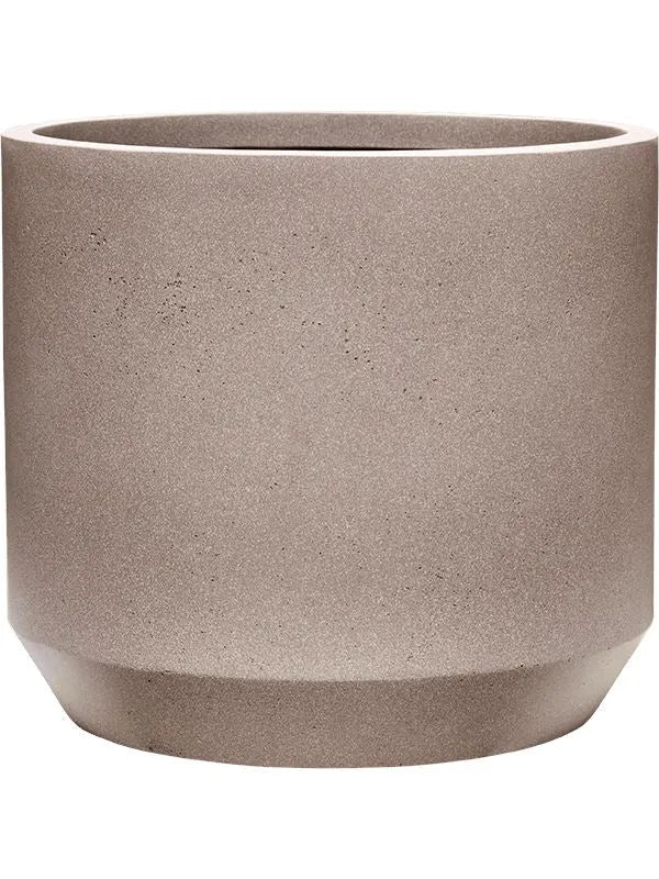 Rotunda Urban Plant Pot 40cm Height 41cm Dia Cylinder Urban Cement Grey