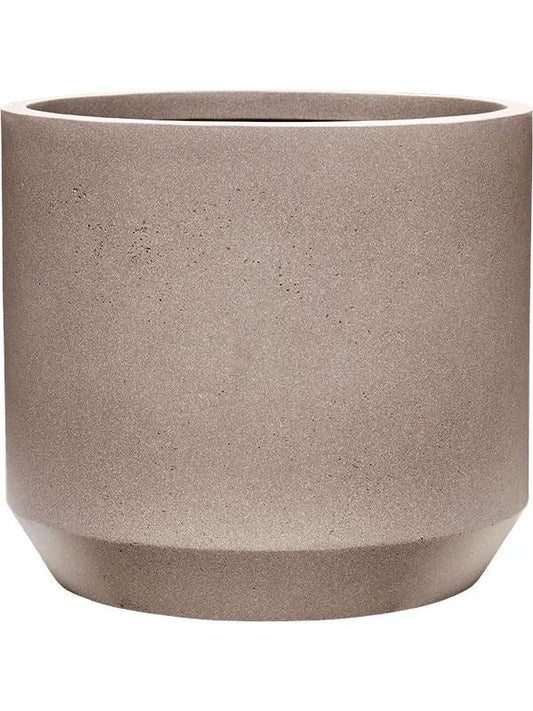 Rotunda Urban Plant Pot 40cm Height 41cm Dia Cylinder Urban Cement Grey