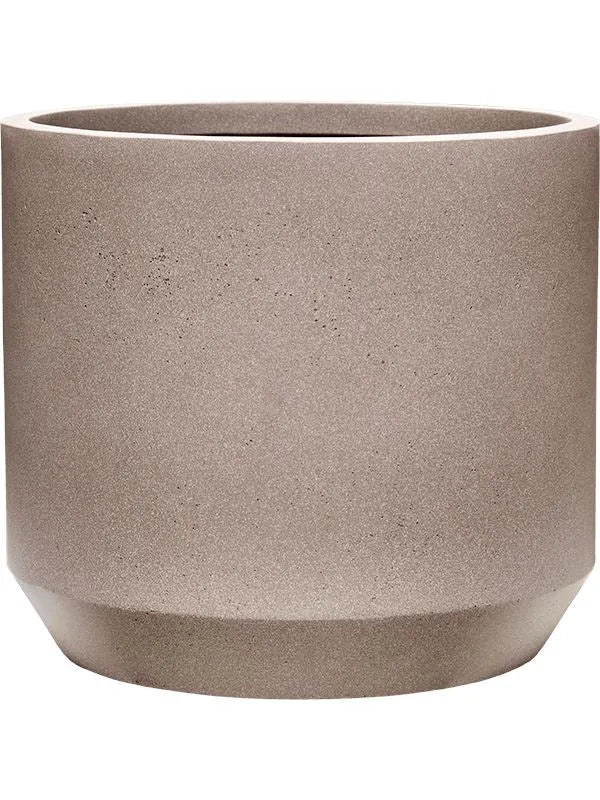 Rotunda Urban Plant Pot 49cm Height 51cm Dia Cylinder Urban Cement Grey