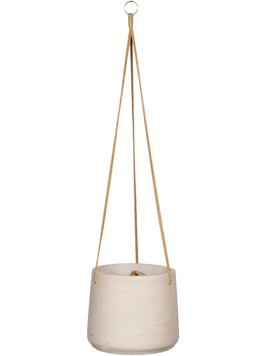 Rough Plant Pot 20cm Height 19cm Dia Patt (hanging) XL Grey Washed