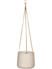 Rough Plant Pot 20cm Height 19cm Dia Patt (hanging) XL Grey Washed