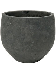Rough Plant Pot 28cm Height 30cm Dia Mini Orb L Black Washed