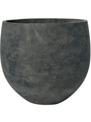 Rough Plant Pot 35cm Height 35cm Dia Mini Orb XL Black Washed