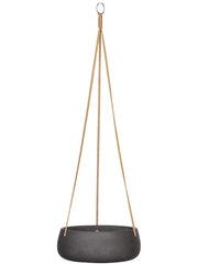 Rough Plant Pot 9cm Height 20cm Dia Eileen (hanging) S Black Washed