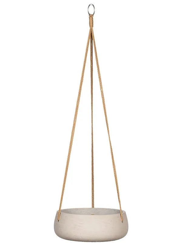 Rough Plant Pot 9cm Height 20cm Dia Eileen (hanging) S Grey Washed