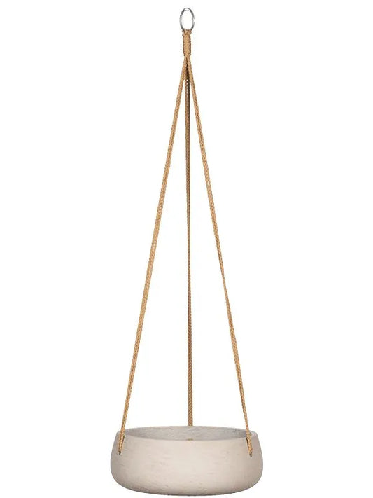 Rough Plant Pot 9cm Height 20cm Dia Eileen (hanging) S Grey Washed