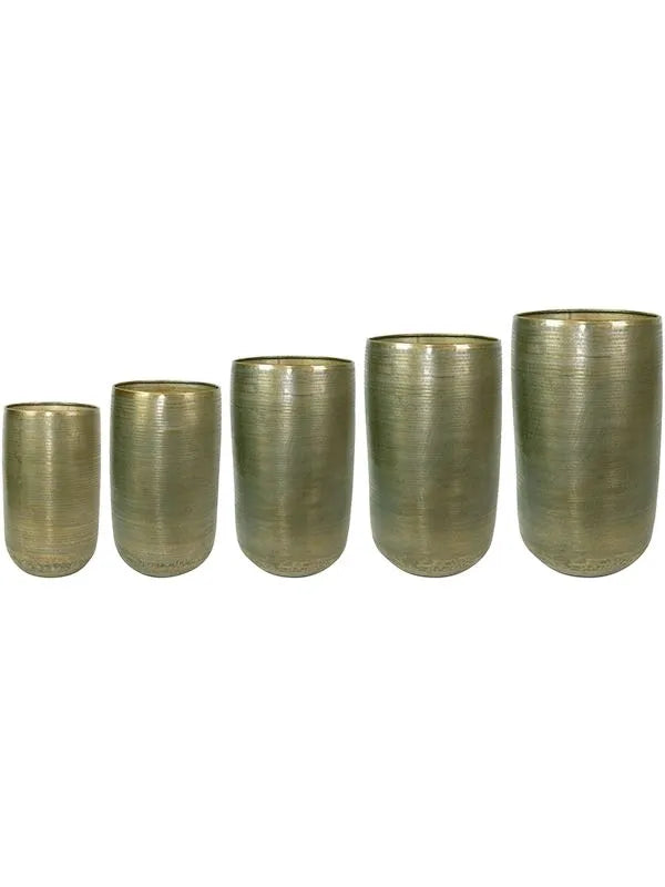 Rowen Plant Pot 89cm Height cm Dia Pot Tall New Green (set of 5)