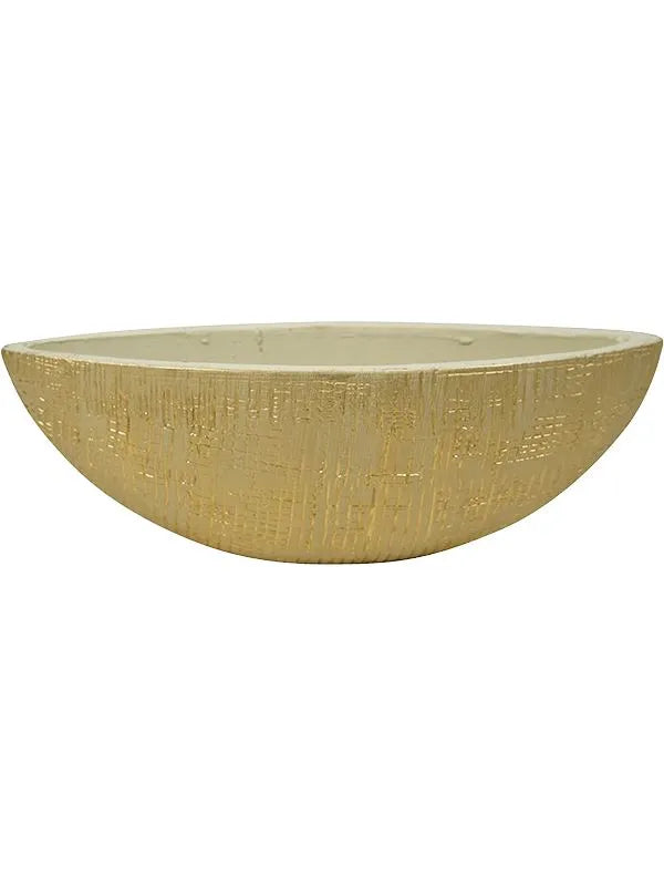 Ryan Plant Pot 12cm Height 10cm Dia Boat Shiny Sand