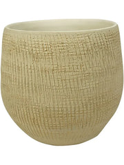 Ryan Plant Pot 16cm Height 15cm Dia Pot Shiny Sand