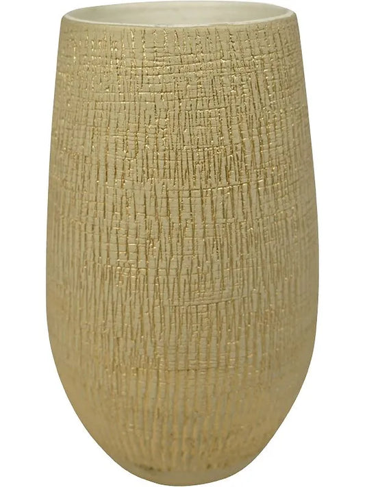 Ryan Plant Pot 30cm Height 12.5cm Dia Pot High Shiny Sand
