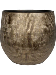 Ryan Plant Pot 32cm Height 30cm Dia Pot Shiny Gold