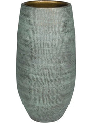 Ryan Plant Pot 50cm Height 25cm Dia Pot High Shiny Blue