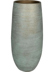 Ryan Plant Pot 68cm Height 28cm Dia Pot High Shiny Blue