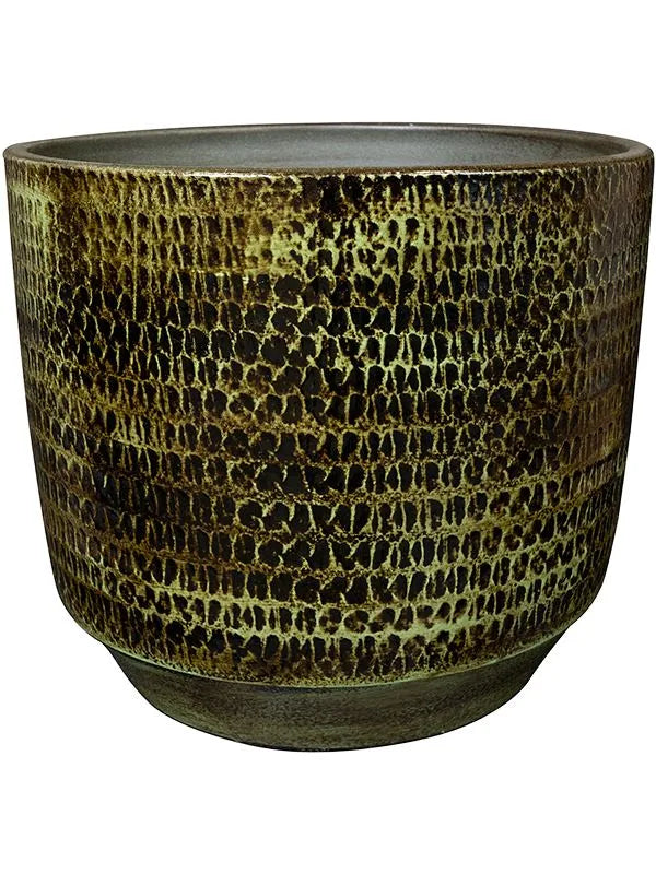 Sanna Plant Pot 32cm Height 33cm Dia Pot Moss Green