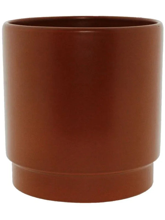 Sense Plant Pot 21cm Height 19cm Dia Pot Matt Terra