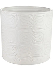 Sil Plant Pot 13cm Height 12cm Dia Pot Matt White